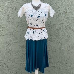 Embroidered Lacy Top